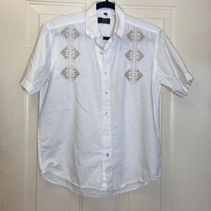 PC CLOTHING EMBROIDERY 💯 COTTON SHIRT SIZE S